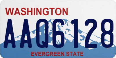 WA license plate AAQ6128