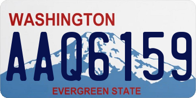 WA license plate AAQ6159