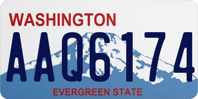 WA license plate AAQ6174