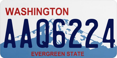 WA license plate AAQ6224