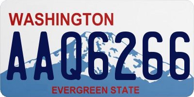 WA license plate AAQ6266