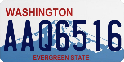 WA license plate AAQ6516