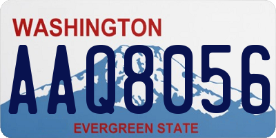 WA license plate AAQ8056