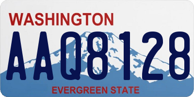 WA license plate AAQ8128