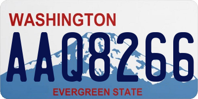 WA license plate AAQ8266