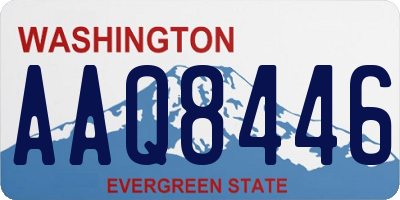 WA license plate AAQ8446
