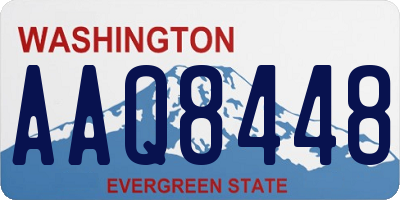 WA license plate AAQ8448