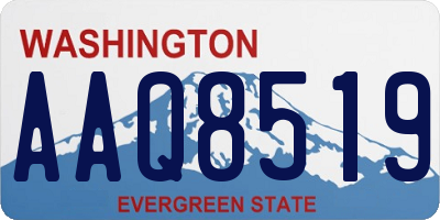 WA license plate AAQ8519