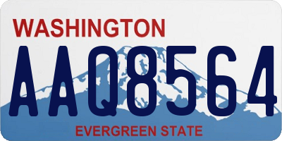 WA license plate AAQ8564