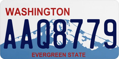 WA license plate AAQ8779