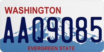 WA license plate AAQ9085