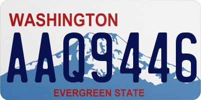WA license plate AAQ9446