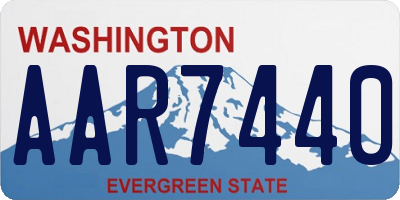 WA license plate AAR7440