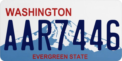 WA license plate AAR7446