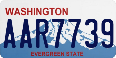 WA license plate AAR7739