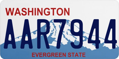 WA license plate AAR7944