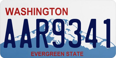 WA license plate AAR9341