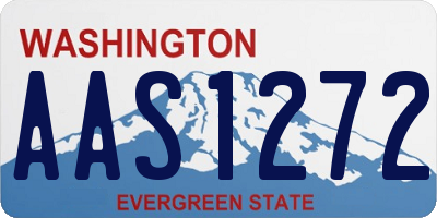 WA license plate AAS1272