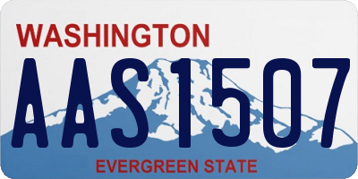 WA license plate AAS1507