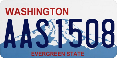 WA license plate AAS1508