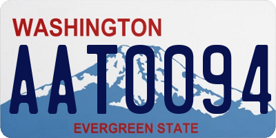 WA license plate AAT0094