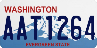 WA license plate AAT1264
