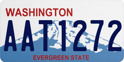 WA license plate AAT1272