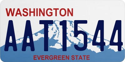 WA license plate AAT1544