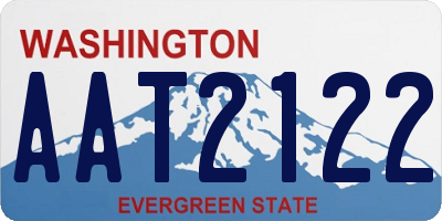 WA license plate AAT2122