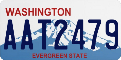 WA license plate AAT2479