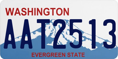 WA license plate AAT2513