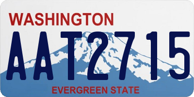WA license plate AAT2715