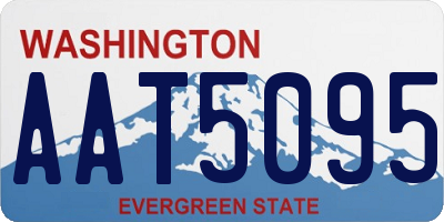 WA license plate AAT5095