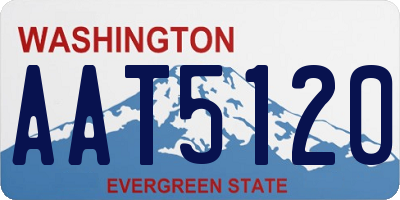 WA license plate AAT5120