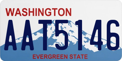 WA license plate AAT5146