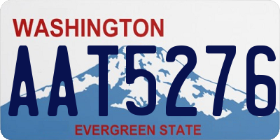 WA license plate AAT5276