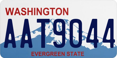 WA license plate AAT9044
