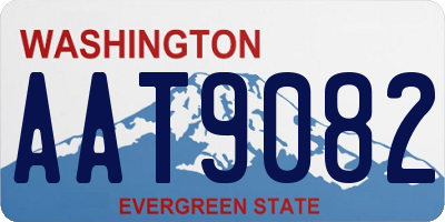 WA license plate AAT9082
