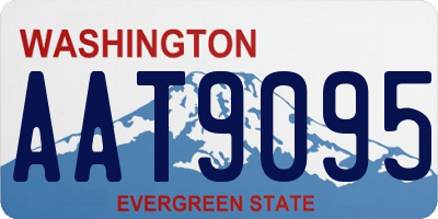 WA license plate AAT9095