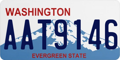 WA license plate AAT9146
