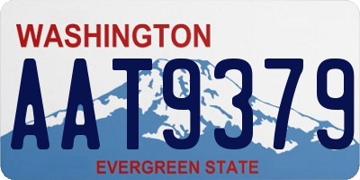 WA license plate AAT9379