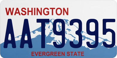 WA license plate AAT9395
