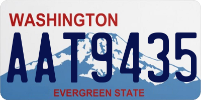 WA license plate AAT9435