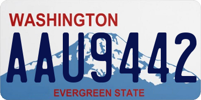 WA license plate AAU9442