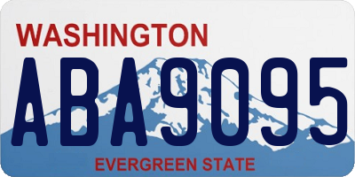 WA license plate ABA9095