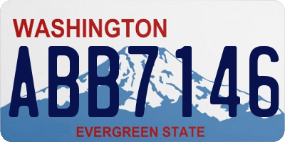 WA license plate ABB7146