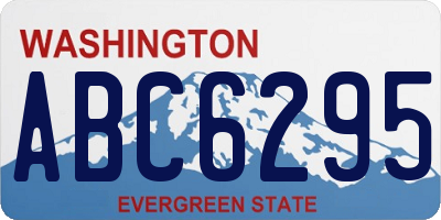 WA license plate ABC6295