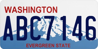 WA license plate ABC7146
