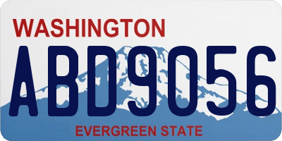 WA license plate ABD9056