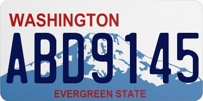 WA license plate ABD9145
